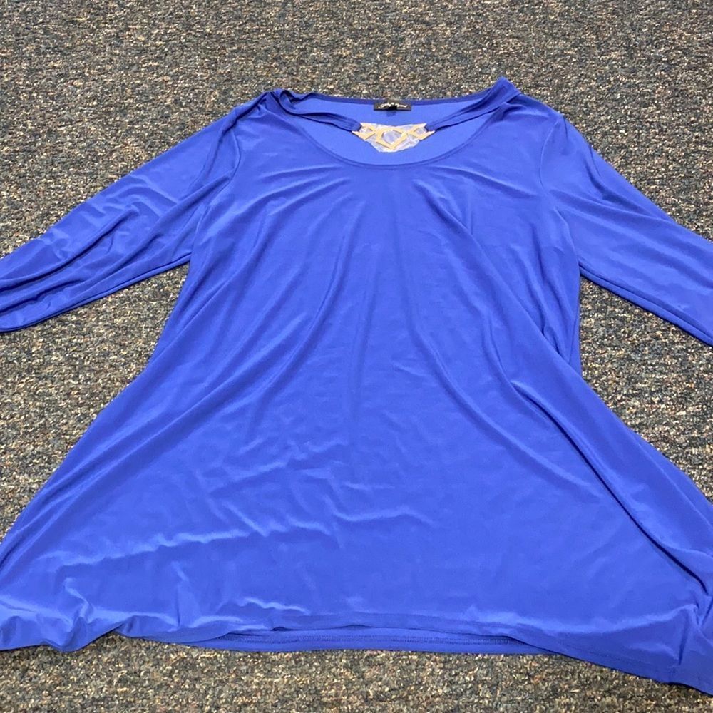 Slinky Brand Blue Tunic sz. 1X